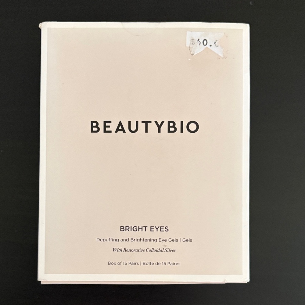 BeautyBio Bright Eyes Depuffing and Brightening Eye Gels 15 pairs NIB